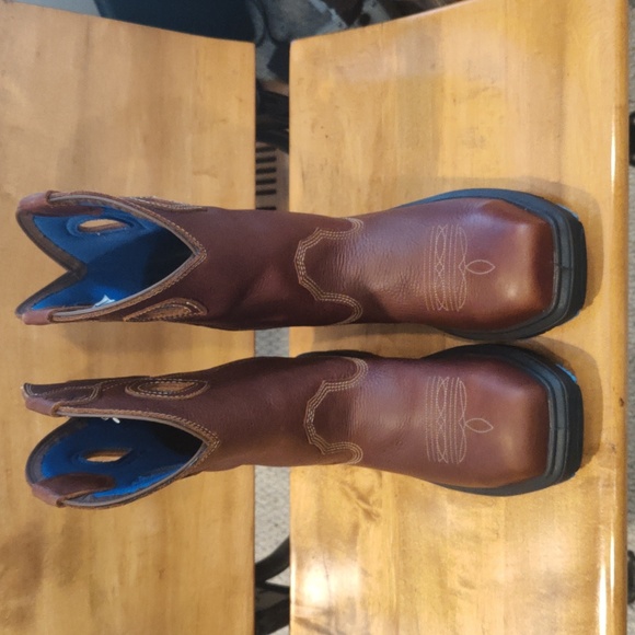 Steel Blue Other - Steel Blue Heeler men's 8.5 cowboy style steel toed work boots 813945 brown